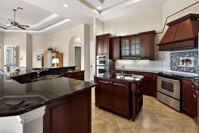 Lakefront and beautifully crafted, this custom-built home sits on Imperial Golf Club in Florida - for sale on GolfHomes.com, golf home, golf lot