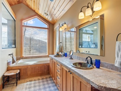 This custom home has incredible northwestern long range mountain on Mountain Air Country Club in North Carolina - for sale on GolfHomes.com, golf home, golf lot