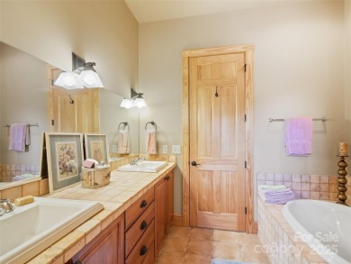 This custom home has incredible northwestern long range mountain on Mountain Air Country Club in North Carolina - for sale on GolfHomes.com, golf home, golf lot