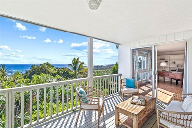 HUGE Ocean View low on the hill. Unobstructed. No roofs. Just on Waialae Country Club in Hawaii - for sale on GolfHomes.com, golf home, golf lot