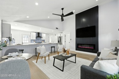 This fully renovated 4-bedroom, 2-bath home blends modern on Jacksonville Beach Golf Course in Florida - for sale on GolfHomes.com, golf home, golf lot