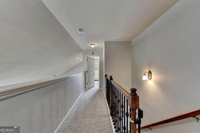 Rarely available primary-on-main floor bedroom plan in highly on Hampton Golf Village in Georgia - for sale on GolfHomes.com, golf home, golf lot