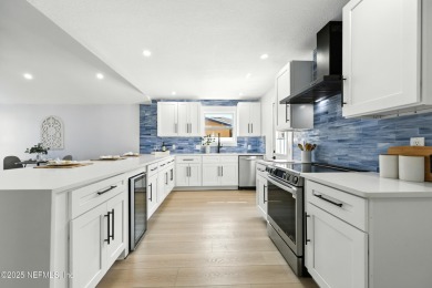 This fully renovated 4-bedroom, 2-bath home blends modern on Jacksonville Beach Golf Course in Florida - for sale on GolfHomes.com, golf home, golf lot