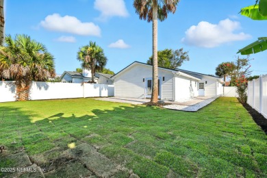 This fully renovated 4-bedroom, 2-bath home blends modern on Jacksonville Beach Golf Course in Florida - for sale on GolfHomes.com, golf home, golf lot