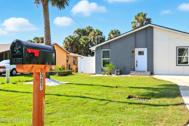 This fully renovated 4-bedroom, 2-bath home blends modern on Jacksonville Beach Golf Course in Florida - for sale on GolfHomes.com, golf home, golf lot