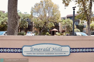 This updated 2-bedroom, 2-bathroom condo features an open on The Club at Emerald Hills in Florida - for sale on GolfHomes.com, golf home, golf lot