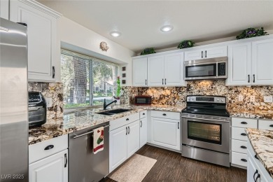 Move-in ready, beautiful 2-bedroom home with backyard wildlife on Spanish Trail Golf and Country Club in Nevada - for sale on GolfHomes.com, golf home, golf lot