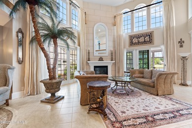 Stunning Custom Estate with Golf & Pond Views located on a on Members Club At St. James Plantation in North Carolina - for sale on GolfHomes.com, golf home, golf lot