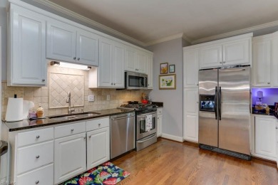 This lovely waterfront home is set on a quiet cul-de-sac on Cypress Point Country Club in Virginia - for sale on GolfHomes.com, golf home, golf lot