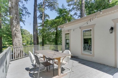 This lovely waterfront home is set on a quiet cul-de-sac on Cypress Point Country Club in Virginia - for sale on GolfHomes.com, golf home, golf lot
