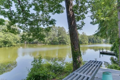 This lovely waterfront home is set on a quiet cul-de-sac on Cypress Point Country Club in Virginia - for sale on GolfHomes.com, golf home, golf lot