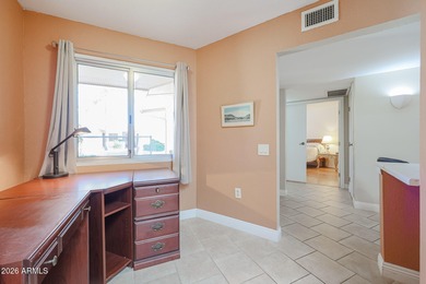 Light Bright furnished PUD in great location. Walking distance on Stardust Golf Course in Arizona - for sale on GolfHomes.com, golf home, golf lot