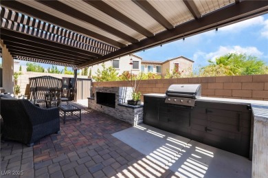 Paid-off solar panels and a prime corner lot with an expansive on Rhodes Ranch Golf Club in Nevada - for sale on GolfHomes.com, golf home, golf lot
