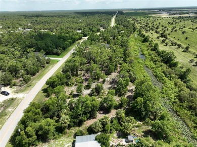 Electric is running in front of this paved road lot with pond on Seminole Lakes Country Club in Florida - for sale on GolfHomes.com, golf home, golf lot
