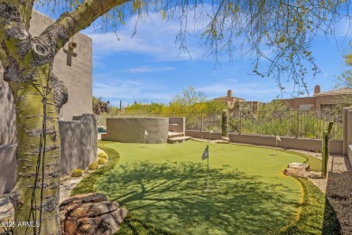 Enjoy breathtaking panoramic views of iconic landmarks including on Troon North Golf Club  in Arizona - for sale on GolfHomes.com, golf home, golf lot