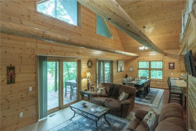 Discover the perfect blend of rustic charm and modern comfort in on Hardwoods Golf Club At Mille Lacs in Minnesota - for sale on GolfHomes.com, golf home, golf lot