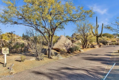 Enjoy breathtaking panoramic views of iconic landmarks including on Troon North Golf Club  in Arizona - for sale on GolfHomes.com, golf home, golf lot
