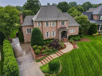 Exquisite offering in Salem Glen, overlooking the 14th Hole on Salem Glen Country Club in North Carolina - for sale on GolfHomes.com, golf home, golf lot