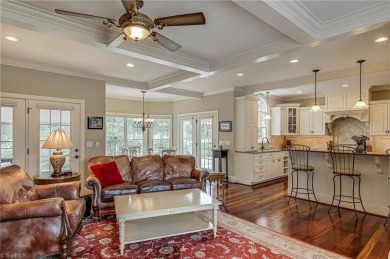 Exquisite offering in Salem Glen, overlooking the 14th Hole on Salem Glen Country Club in North Carolina - for sale on GolfHomes.com, golf home, golf lot