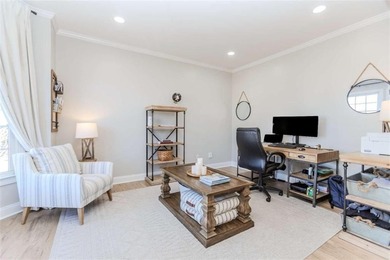 Coastal Elegance Meets Elevated Living in Hamilton Mill Country on Hamilton Mill Golf Club in Georgia - for sale on GolfHomes.com, golf home, golf lot