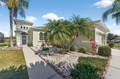 BRAND NEW ROOF | STUNNING GOLF & WATER VIEWS | PAVER LANAI | GAS on Sandpiper Golf Club in Florida - for sale on GolfHomes.com, golf home, golf lot