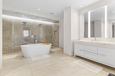 SPECTACULAR OCEAN AND GOLF COURSE VIEW FROM THIS RARELY on Boca Raton Resort and Club in Florida - for sale on GolfHomes.com, golf home, golf lot