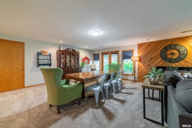 This home is a show-stopping 5-bedroom, 3.5-bath ranch-style on Spring Lake Country Club in Illinois - for sale on GolfHomes.com, golf home, golf lot