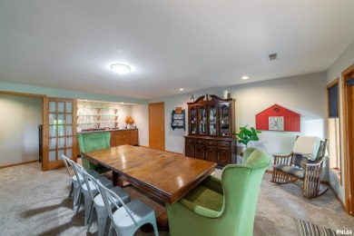 This home is a show-stopping 5-bedroom, 3.5-bath ranch-style on Spring Lake Country Club in Illinois - for sale on GolfHomes.com, golf home, golf lot