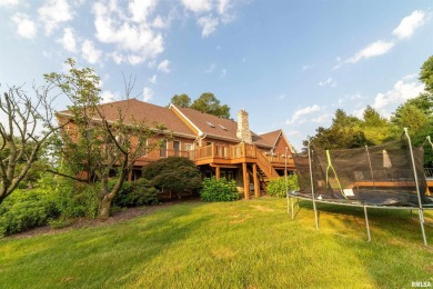 This home is a show-stopping 5-bedroom, 3.5-bath ranch-style on Spring Lake Country Club in Illinois - for sale on GolfHomes.com, golf home, golf lot