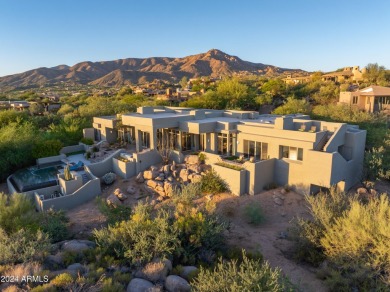 Golf Membership Available- Contemporary Desert Oasis with on Desert Mountain Club - Apache Golf Course in Arizona - for sale on GolfHomes.com, golf home, golf lot