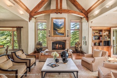 This end unit truly lives like a single-family home, offering on Maroon Creek Club in Colorado - for sale on GolfHomes.com, golf home, golf lot