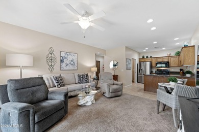 HOME IS FULLY FURNISHED! This move-in ready townhome offers an on Sunland Springs Golf Course  in Arizona - for sale on GolfHomes.com, golf home, golf lot