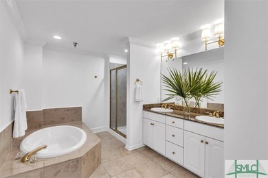 This first-floor residence offers convenient dual entrances - on Wilmington Island Club in Georgia - for sale on GolfHomes.com, golf home, golf lot