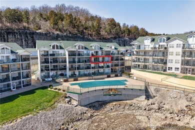 Waterfront walk-in unit with just a few steps at Cedar Heights on The Club At Old Kinderhook in Missouri - for sale on GolfHomes.com, golf home, golf lot