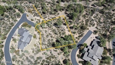 **SELLER WILL CARRY** THIS BEAUTIFUL 1/2 ACRE TREED LOT IS on The Rim Golf Club in Arizona - for sale on GolfHomes.com, golf home, golf lot