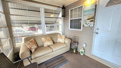 TURNKEY MOBILE HOME IN ACTIVE 55+ COMMUNITY! This one bedroom, 1 on River Run Golf Links in Florida - for sale on GolfHomes.com, golf home, golf lot