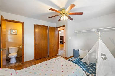 All-brick ranch on a picturesque Mayflower Park street, just two on Elizabeth Manor Golf and Country Club in Virginia - for sale on GolfHomes.com, golf home, golf lot