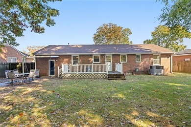 All-brick ranch on a picturesque Mayflower Park street, just two on Elizabeth Manor Golf and Country Club in Virginia - for sale on GolfHomes.com, golf home, golf lot