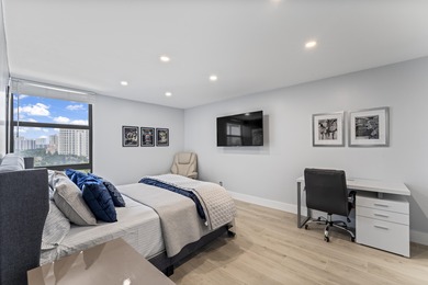 Step into elegance in this fully remodeled, turnkey residence on Turnberry Isle Resort and Club in Florida - for sale on GolfHomes.com, golf home, golf lot