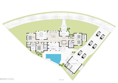 Situated on one of the largest homesites in the gated community on Sharks Tooth Golf Club in Florida - for sale on GolfHomes.com, golf home, golf lot