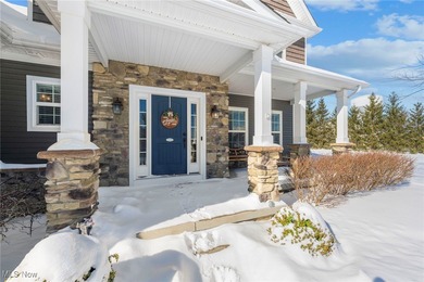 Welcome home to this stunning newer residence located in the on Fox Meadow Country Club in Ohio - for sale on GolfHomes.com, golf home, golf lot