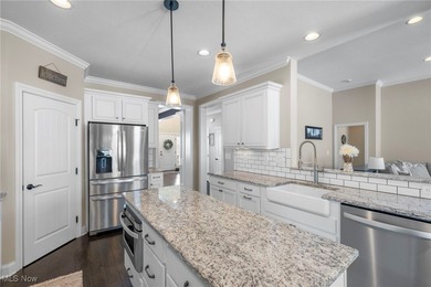 Welcome home to this stunning newer residence located in the on Fox Meadow Country Club in Ohio - for sale on GolfHomes.com, golf home, golf lot