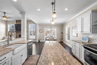 Welcome home to this stunning newer residence located in the on Fox Meadow Country Club in Ohio - for sale on GolfHomes.com, golf home, golf lot