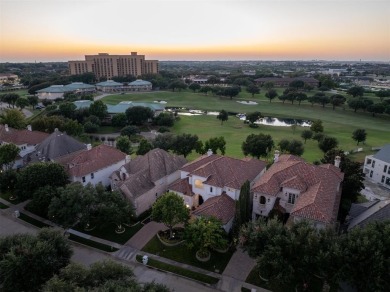 Experience refined Mediterranean-inspired living in this on TPC Four Seasons - Las Colinas Resort in Texas - for sale on GolfHomes.com, golf home, golf lot