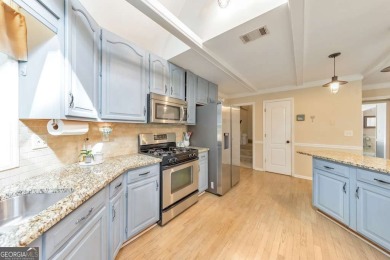 Welcome to this stunning 5 bedroom, 2.5 bathroom home nestled in on Brookstone Golf and Country Club in Georgia - for sale on GolfHomes.com, golf home, golf lot