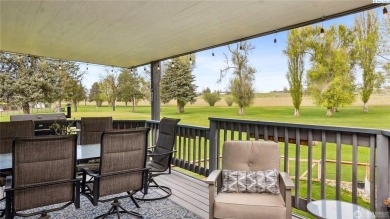 Gorgeous Othello Golf Course Views from the Deck of this on Othello Golf Club in Washington - for sale on GolfHomes.com, golf home, golf lot