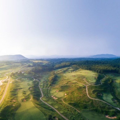 Framed in the shadows of the historic grain silos, with its Land on Ballyhack Golf Club in Virginia - for sale on GolfHomes.com, golf home, golf lot