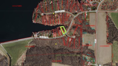 Cost-effective lakefront lot in cove setting on Oak Run Golf Course in Illinois - for sale on GolfHomes.com, golf home, golf lot