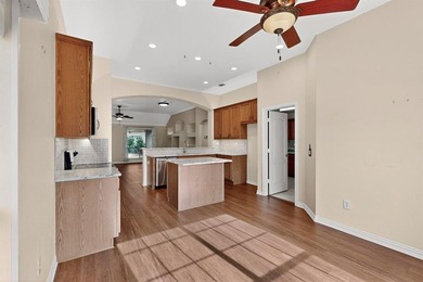 Fall in love with this inviting Palmera model, situated just on Wildhorse Golf Club of Robson Ranch in Texas - for sale on GolfHomes.com, golf home, golf lot