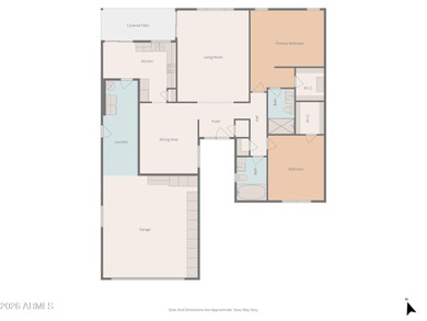 Ideal for full or part-time living, this inviting twin-home on Pebblebrook Golf Course in Arizona - for sale on GolfHomes.com, golf home, golf lot